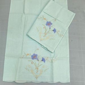 Pillow cases linen with embroidery